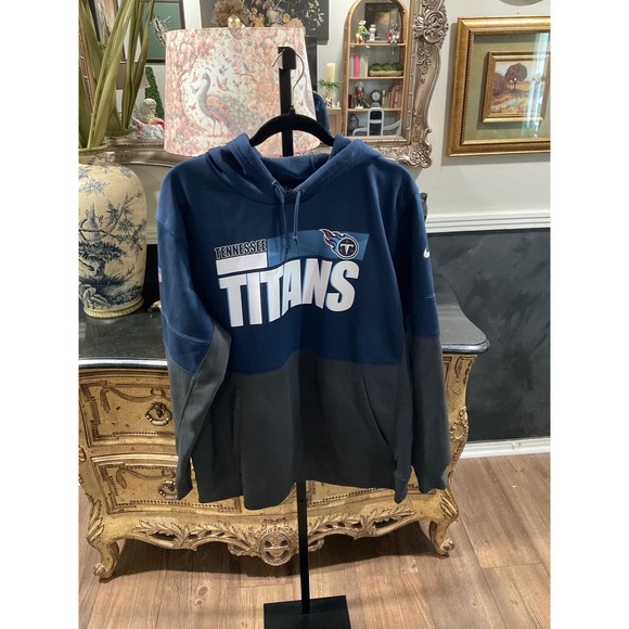Nike Other - Nike Tennessee Titans NFL On-Field Hoodie Navy Grey XL CI3093-419